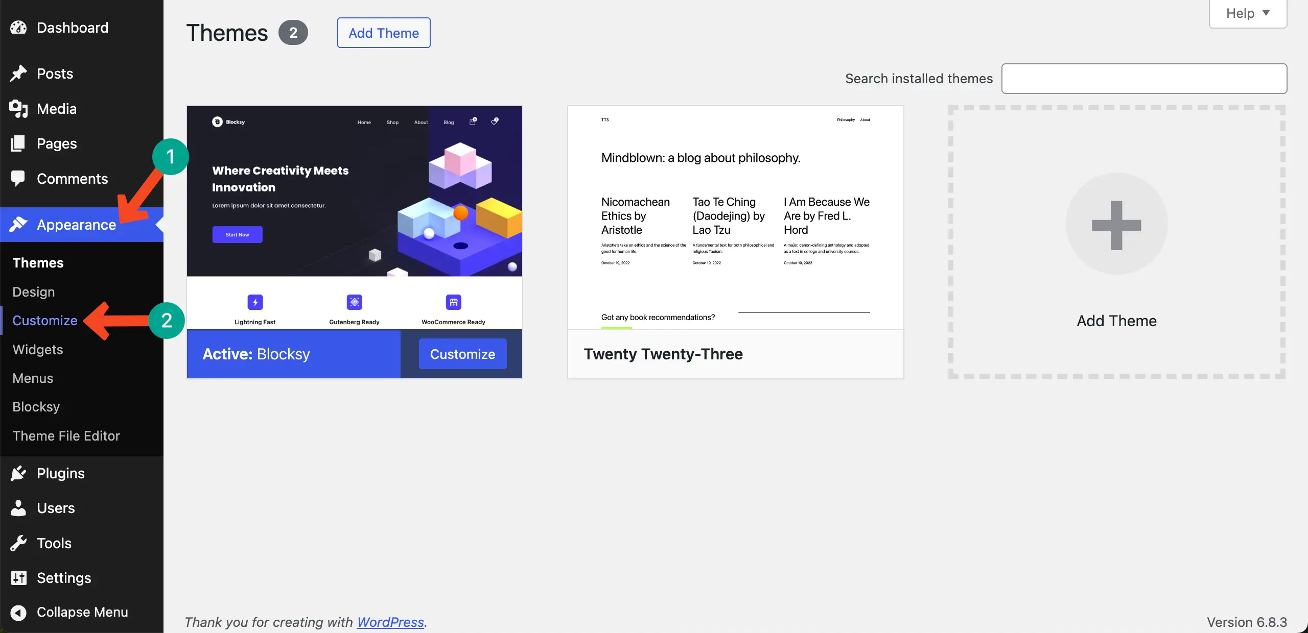 How to Add CSS Code Snippets in WordPress Using Elementor 9 Go to the Theme Customizer Option