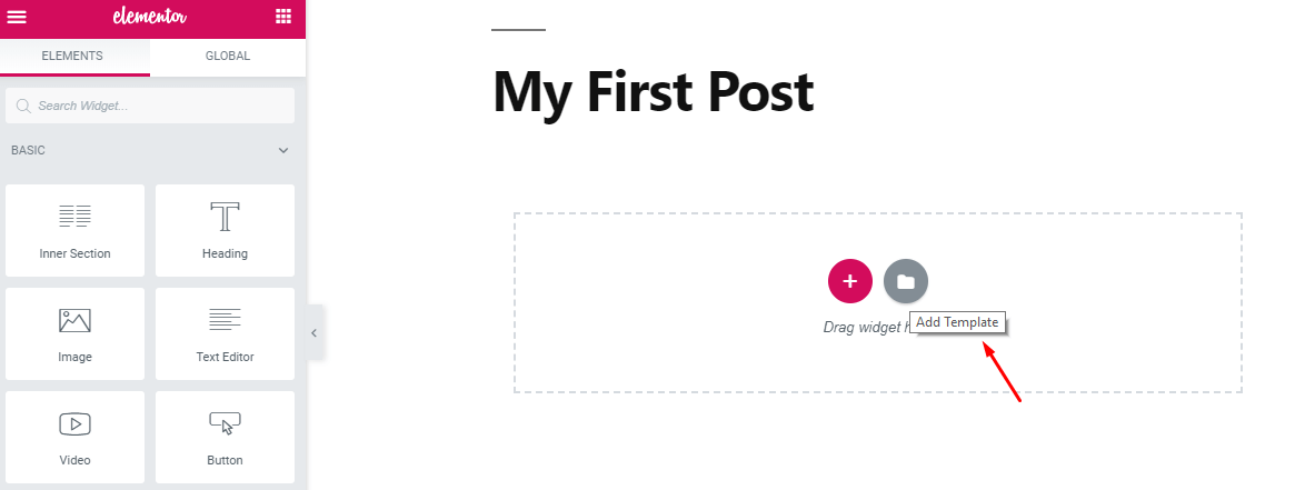 how-to-use-elementor-add-template