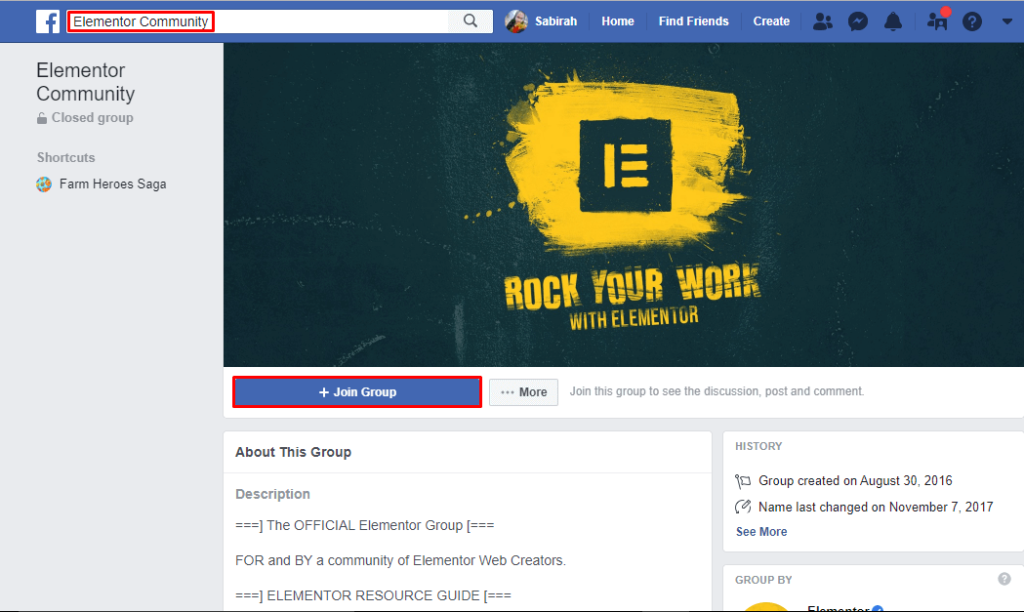 elementor-community-facebook-group