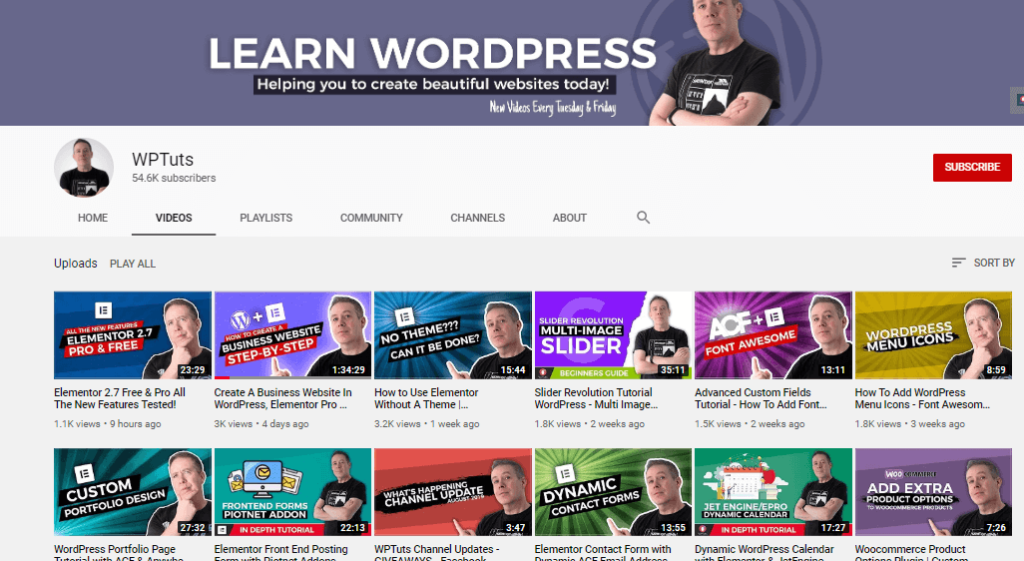 Best Elementor YouTube Channels & Video Marketers You Should Follow Today 8 Elementor youtube channel
