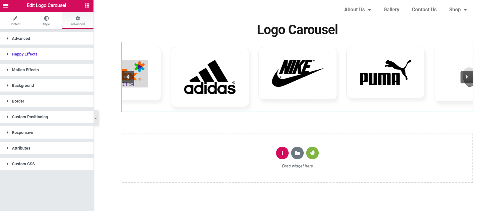 How to use logo carousel