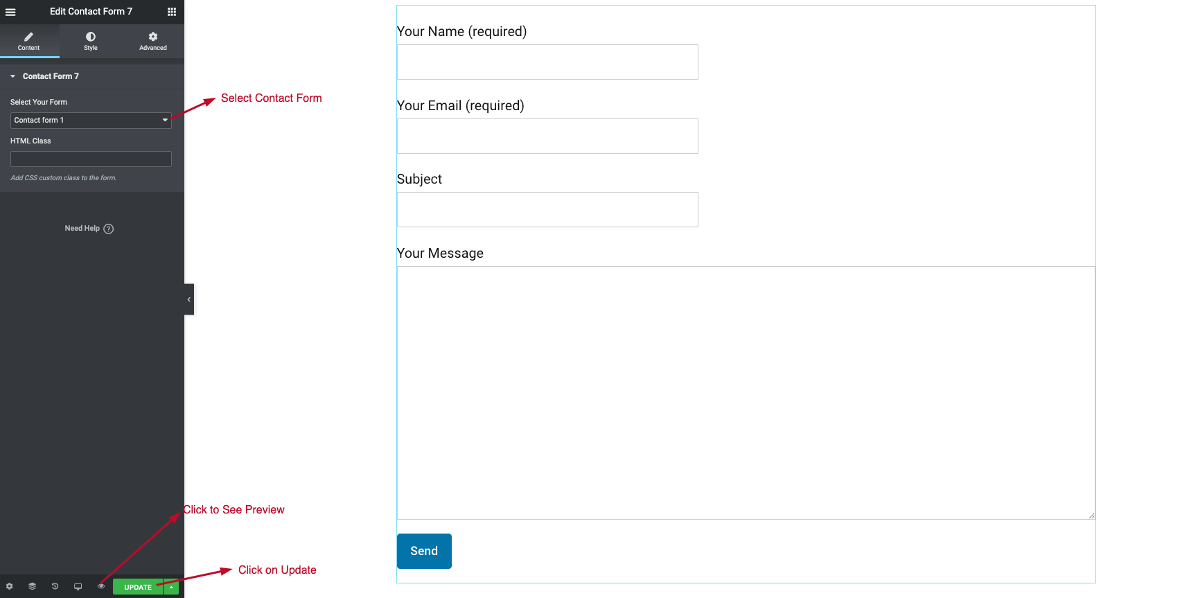 How to Create a Contact Page with Elementor