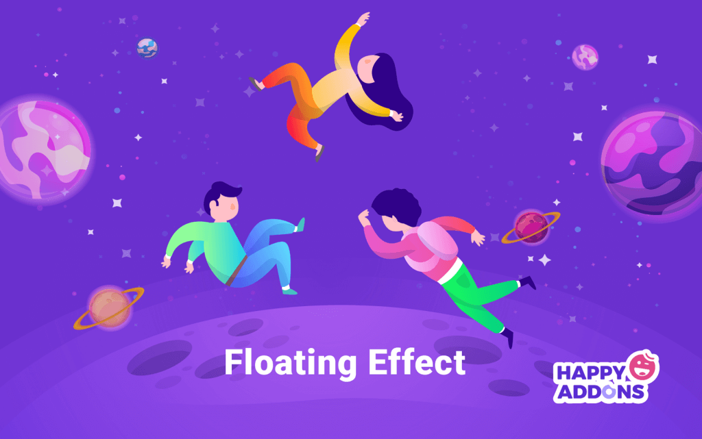 floating effect in page builder