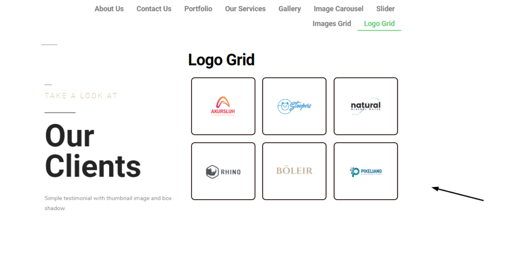 How to Add Logo Grid
