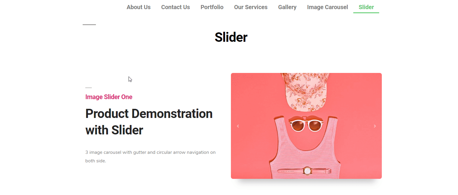 How to design slider