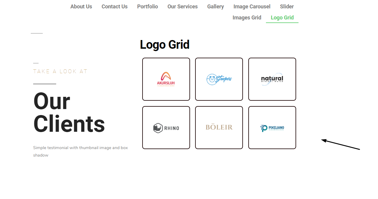 How to Add Logo Grid