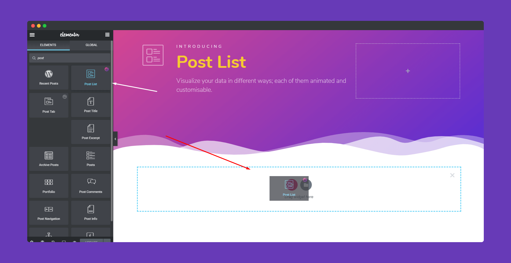 Post List Widget