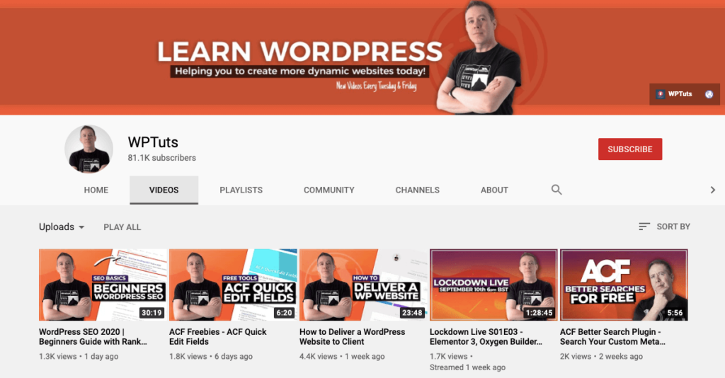 WPTuts-Elementor Tutorials