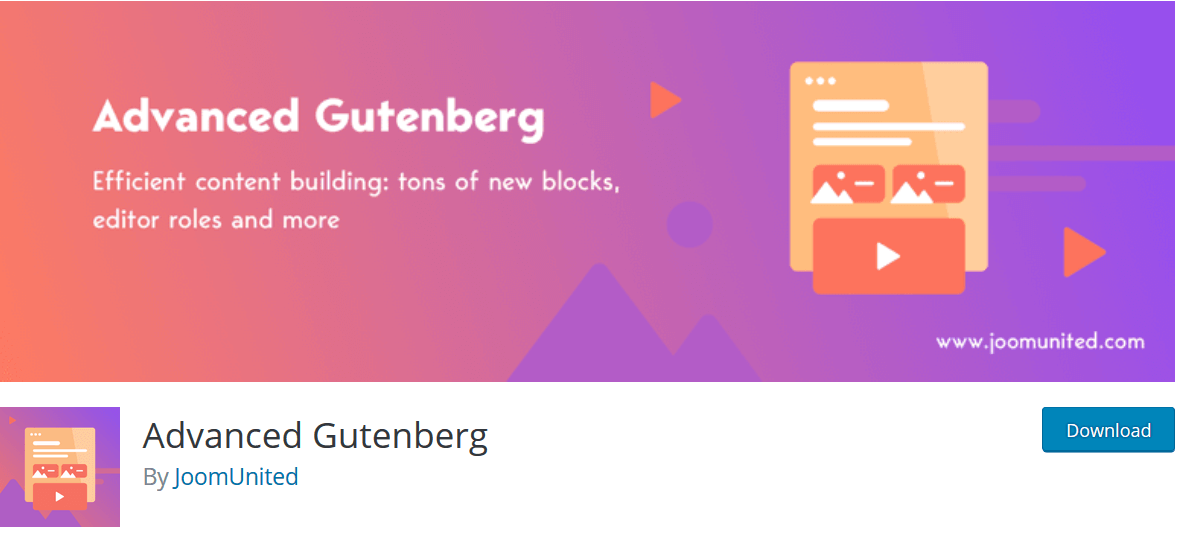 advanced gutenberg block plugin