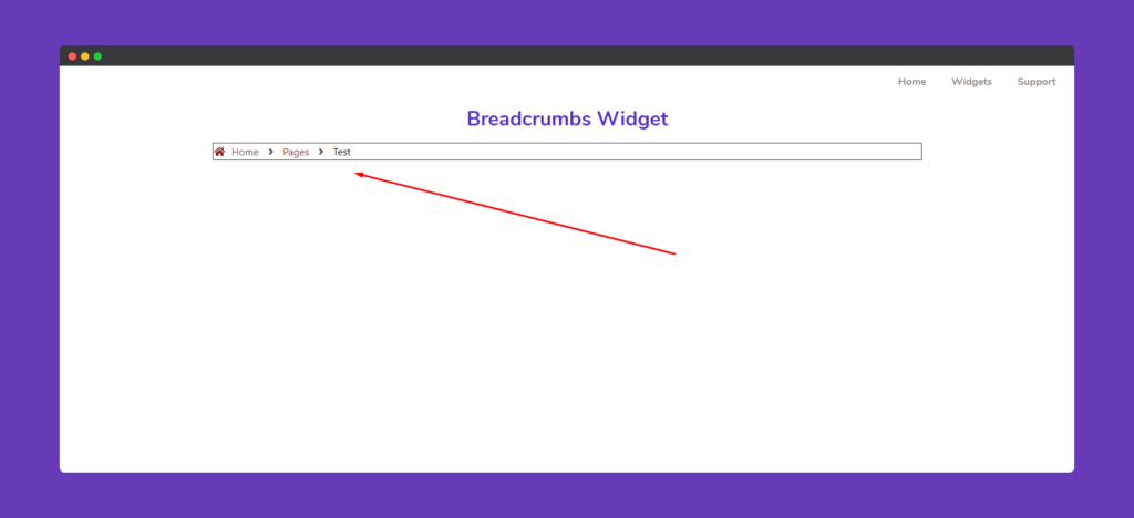 Breadcrumbs widget - HappyAddons