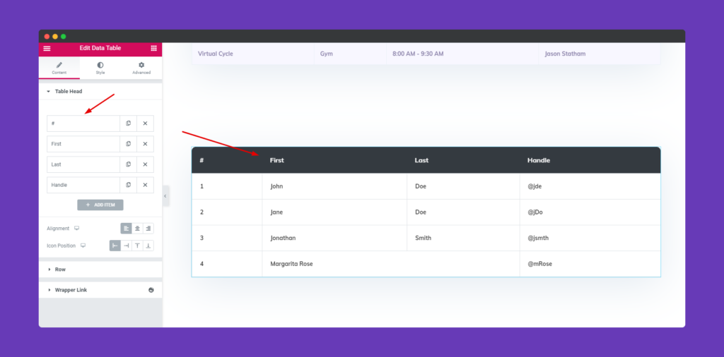 How To Use Data Table Widget of Happy Elementor Addons