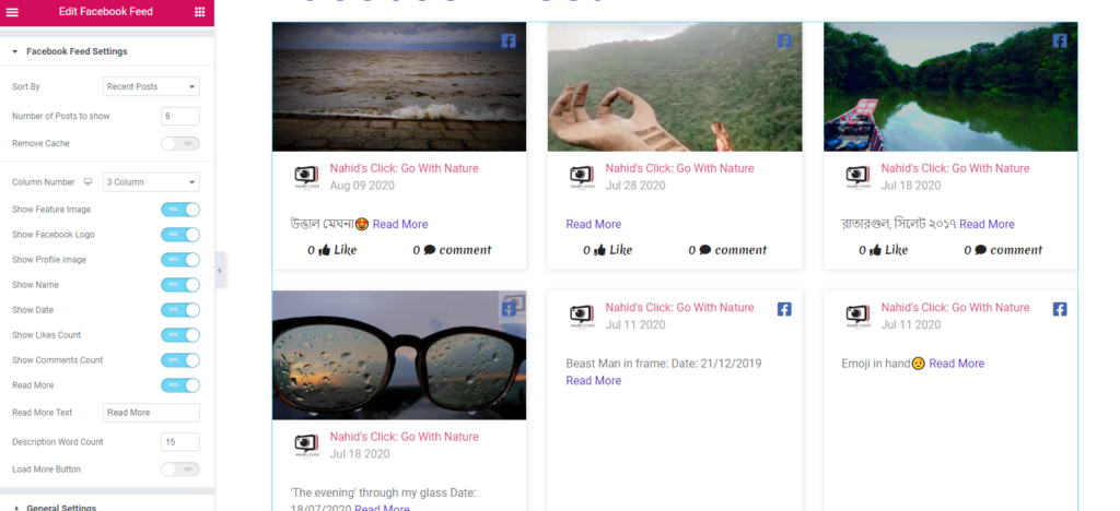 Display Your Social Contents In An Appealing Way Using Happy Addons Social Media Feeds (Facebook, Twitter, Instagram) 15 Social Media Feed