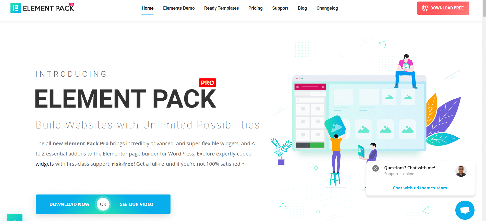 ELEMENT PACK: Build Websites with Unlimited Possibilities