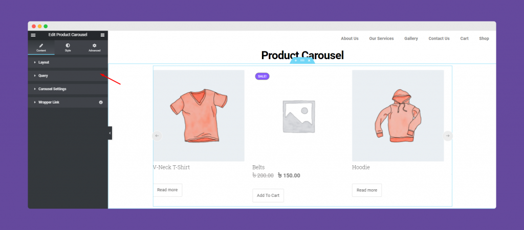 Product Carousel