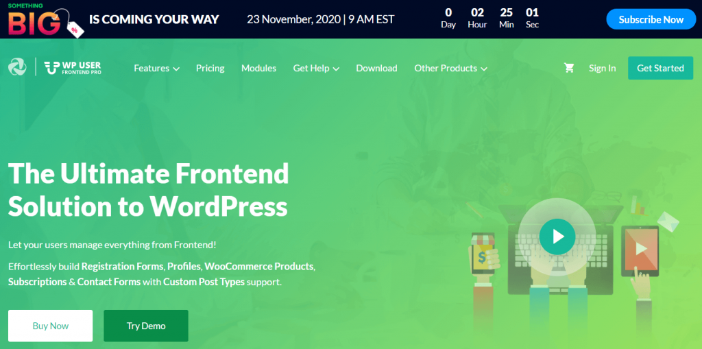 WP User Frontend - Up To 50% Off
