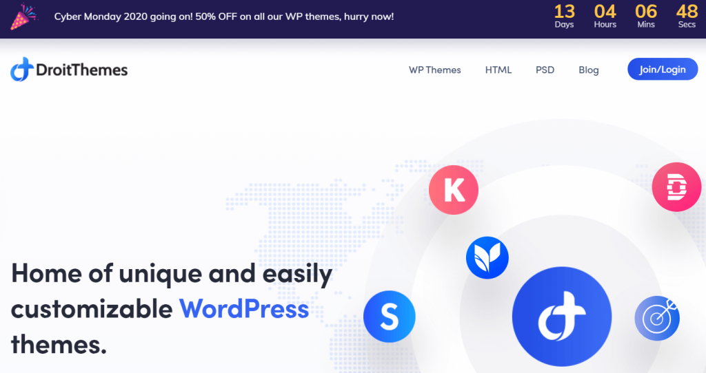 DroitThemes- best WordPress black Friday deals