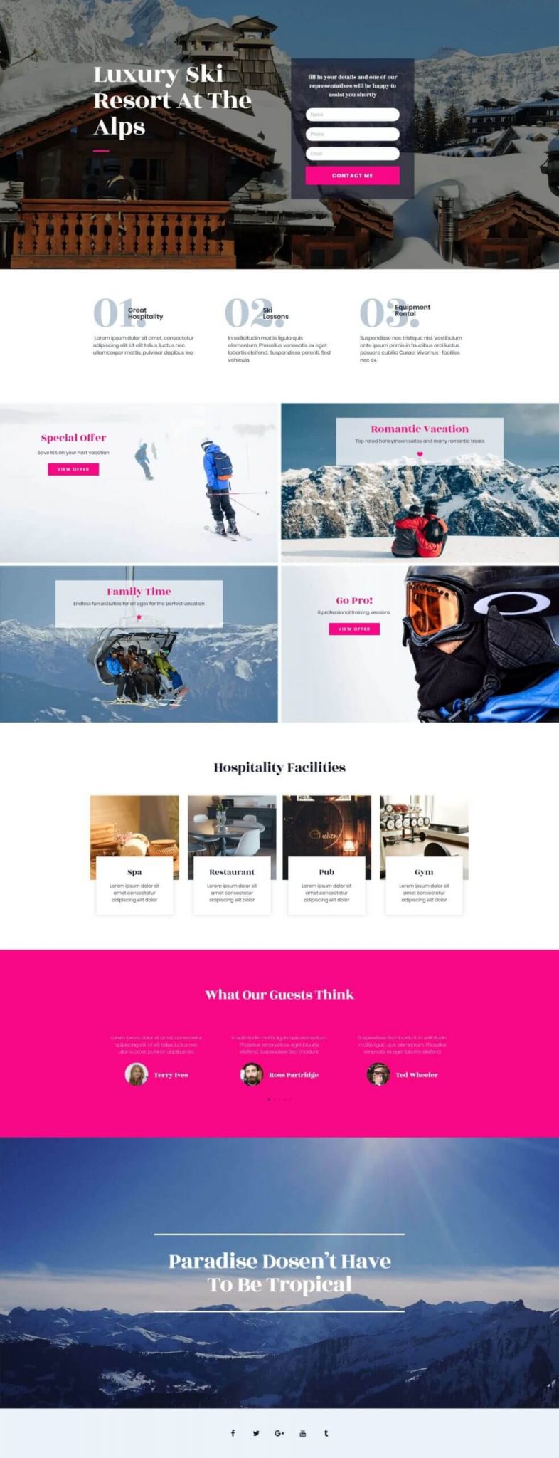 ski-resort-homepage