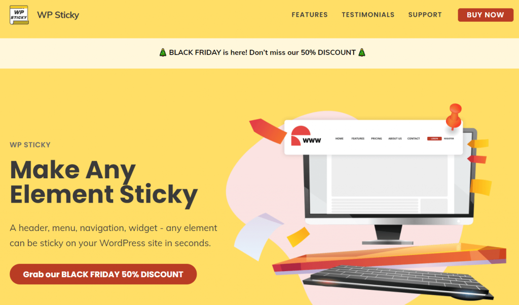 WP Sticky- best WordPress black Friday deals