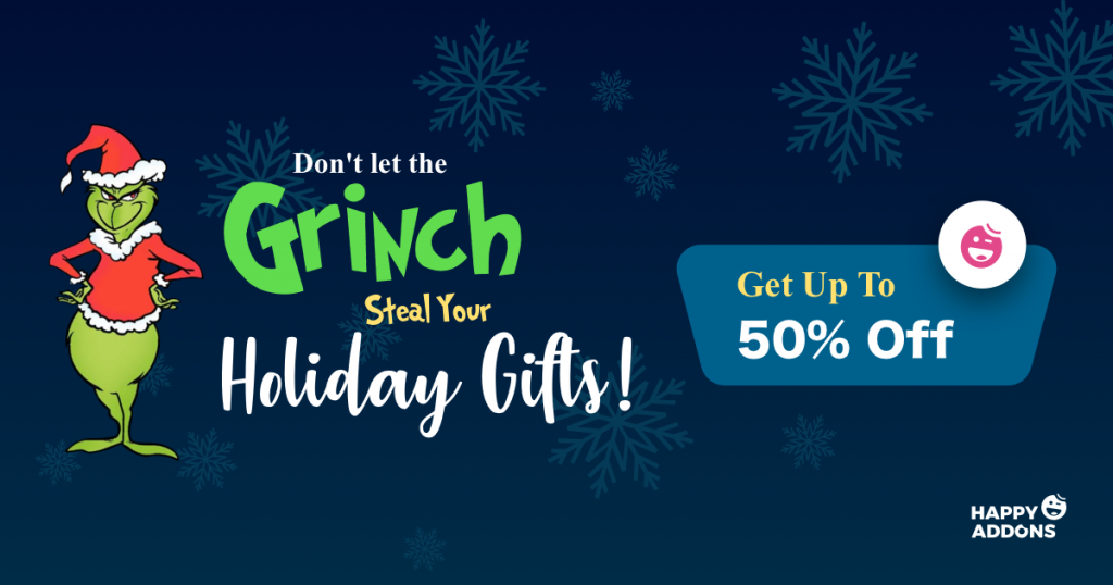 Happy Addons Christmas Deal