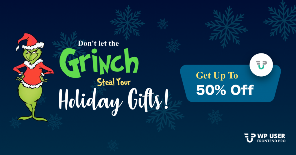 WP User Frontend Pro Christmas Deal