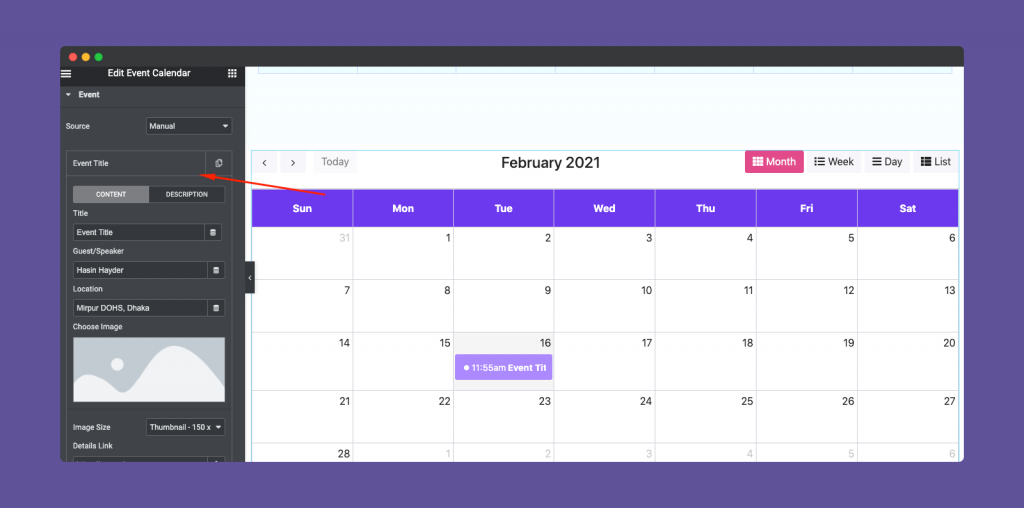 How to Use The Events Calendar On Elementor Website- HappyAddons