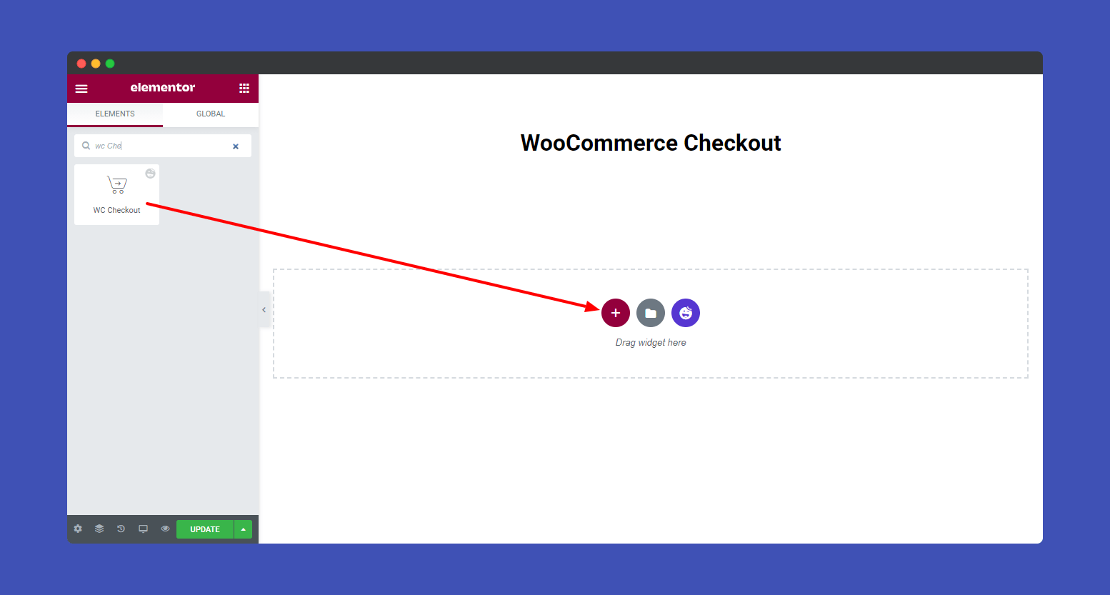 WooCommerce Checkout Widget » Elementor