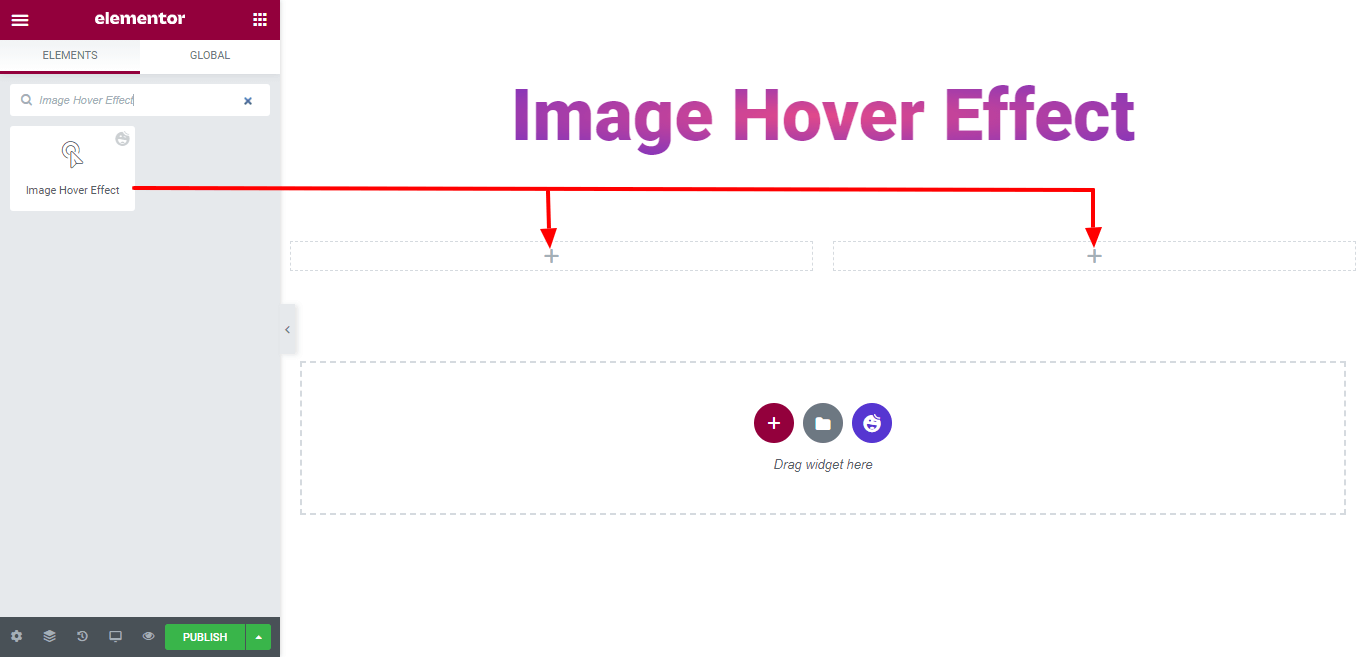 Add Image Hover Effect Widget