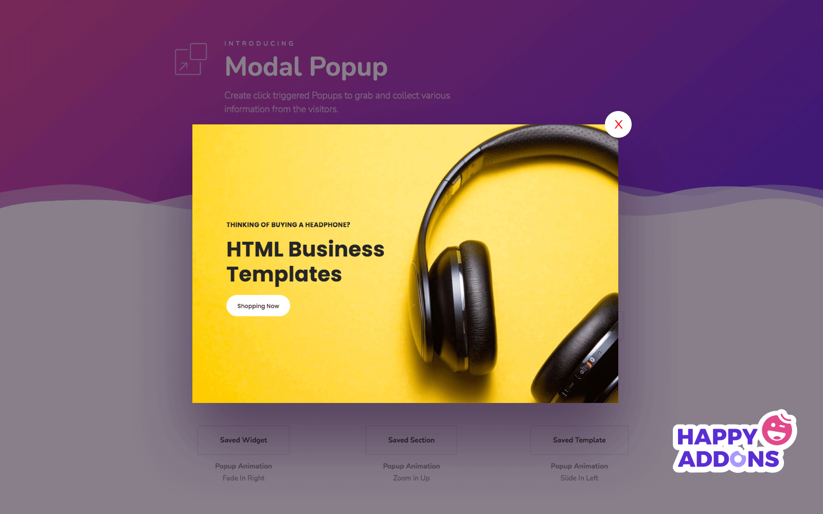 How to Use Happy Addons Pro 'Modal Popup' Widget