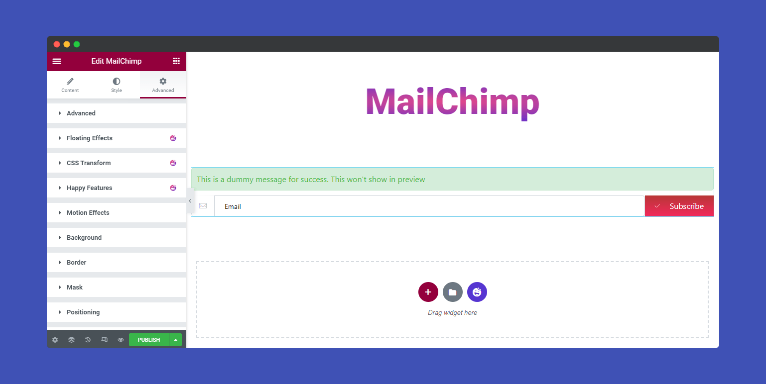 Advanced MailChimp