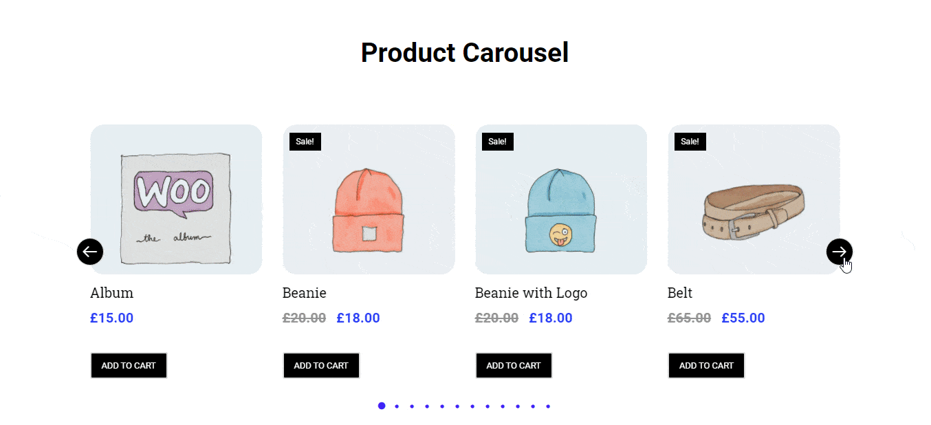 woocommerce single product image carousel