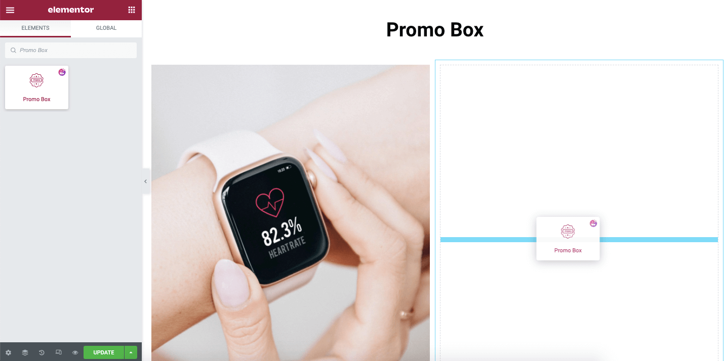 Add Promo Box Widget