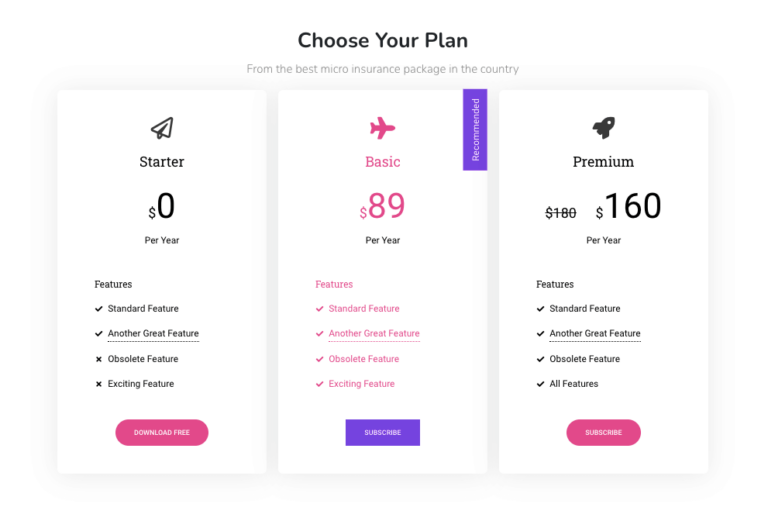 Create Pricing Table Using Happy Addons Widget - Happy Addons