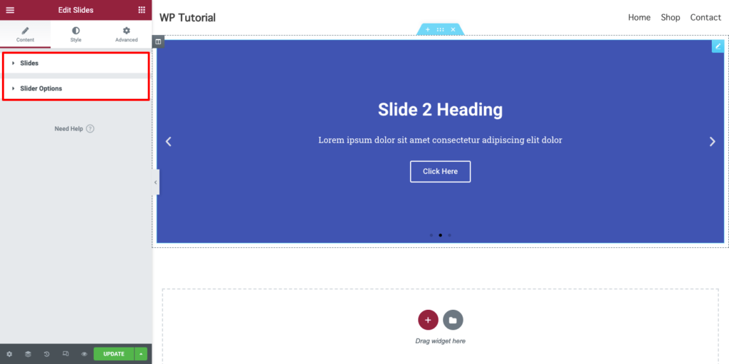 How to Make Your site More Engaging Using Elementor Slider Widget