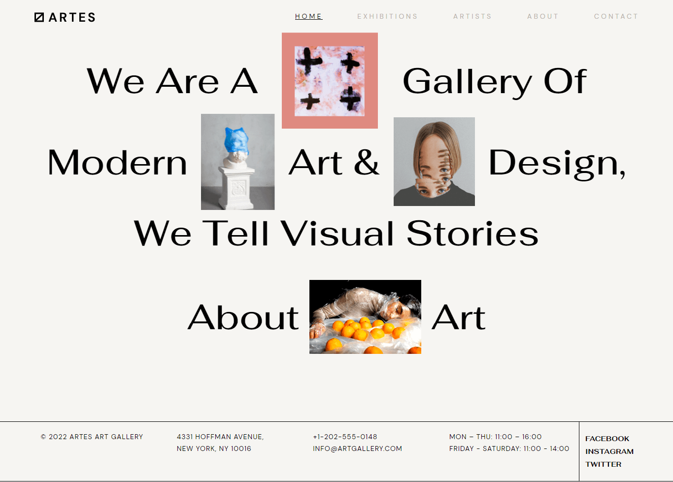 Art Gallery (Portfolio & CV Landing Page Templates)