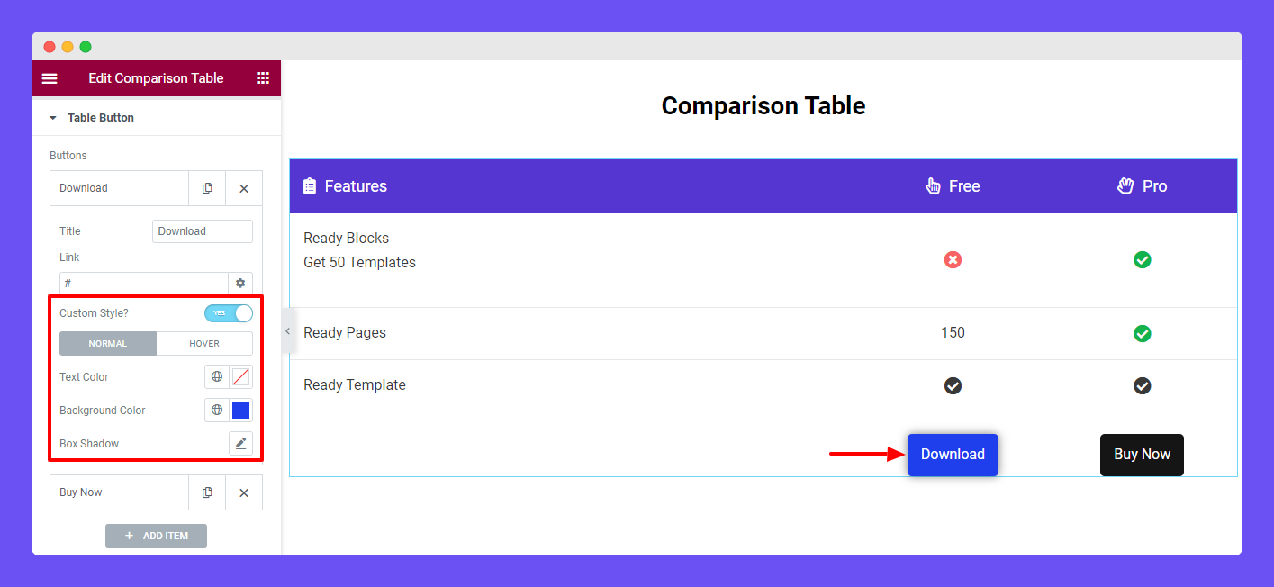 Add Description To Table Column