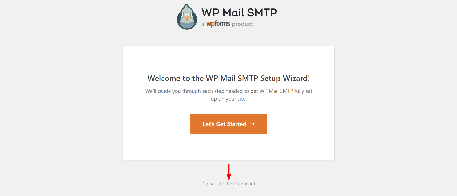 Configuration Wizard of WP SMTP Plugin