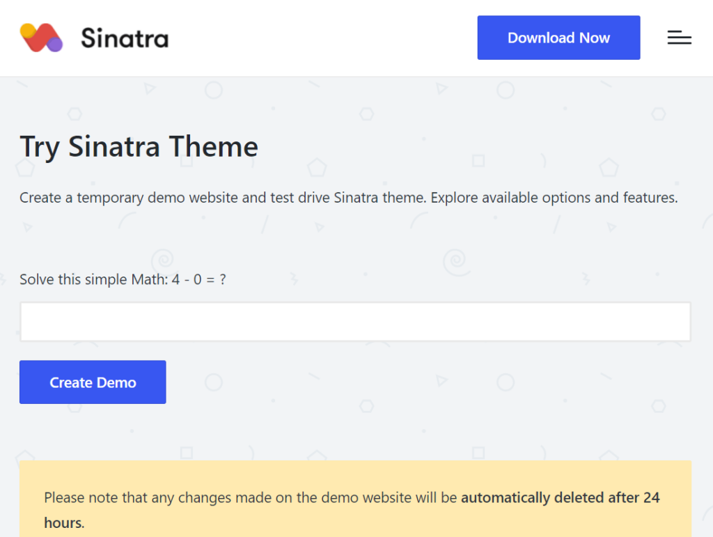 Sinatra WordPress Theme