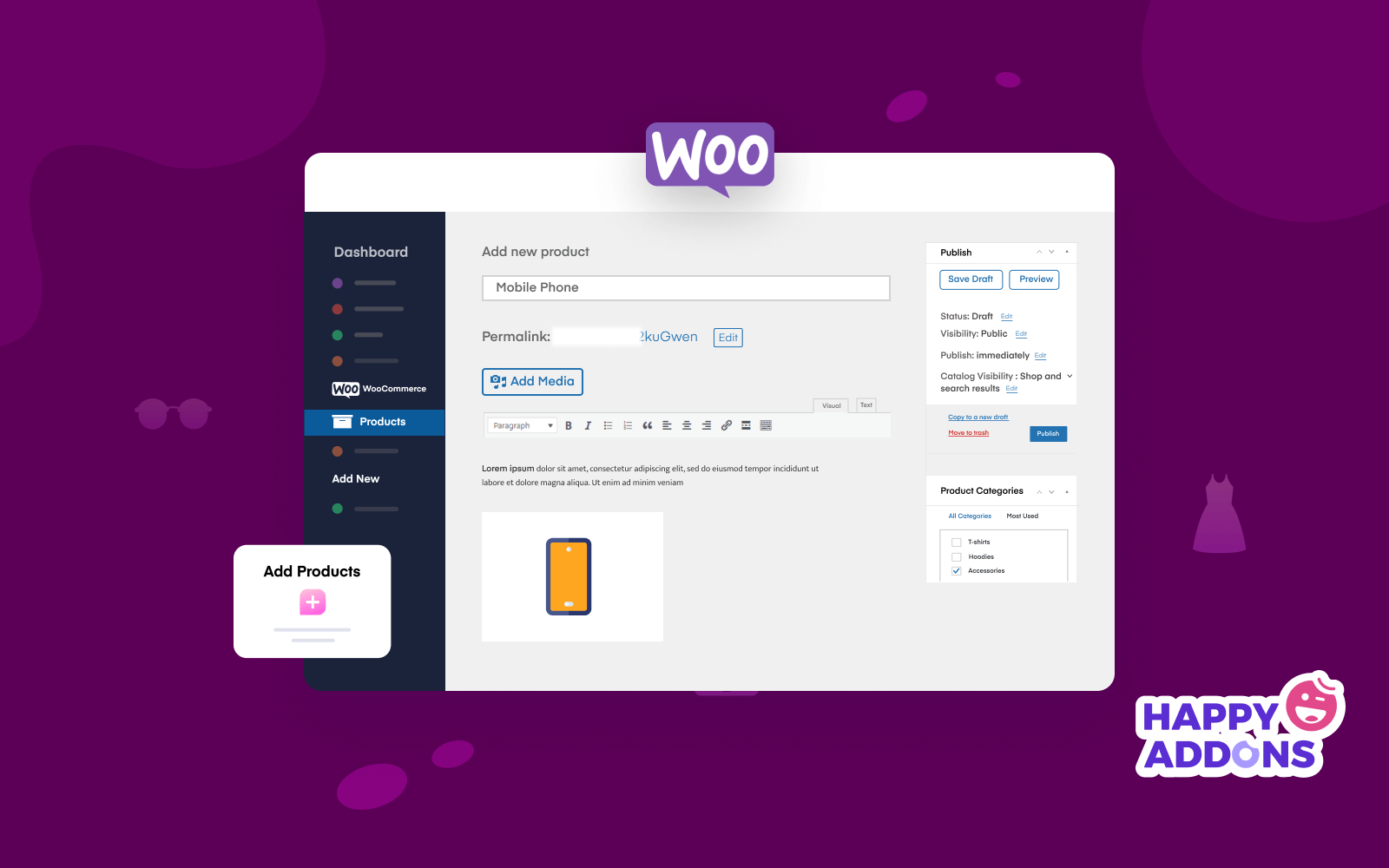 How to add products in WooCommerce