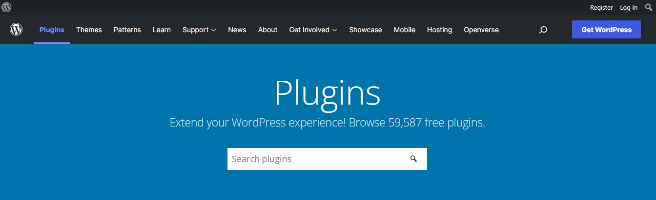 Go to WordPress-org Plugins Area