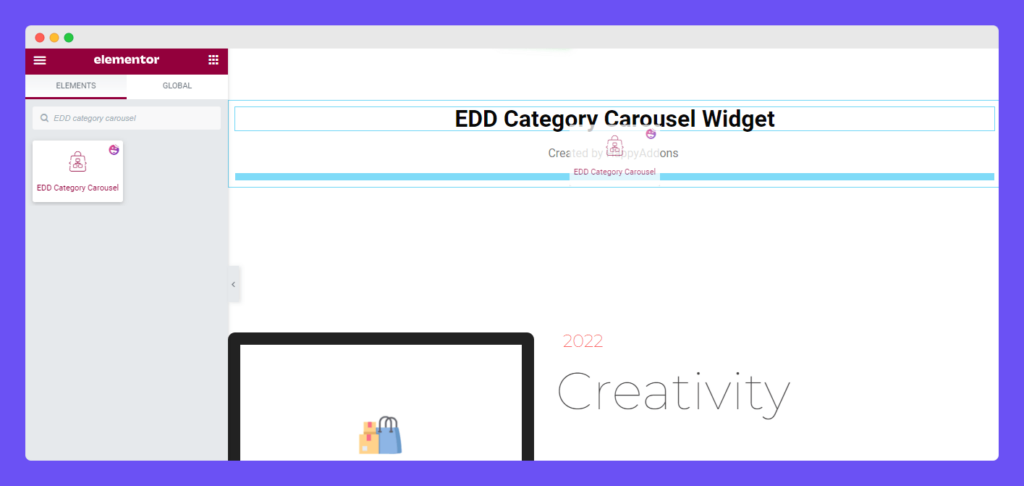 Add EDD Category Carousel Widget