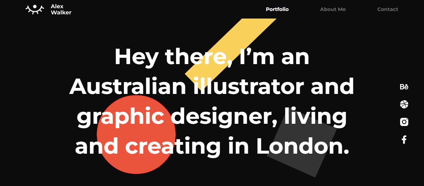Illustrator Portfolio Website