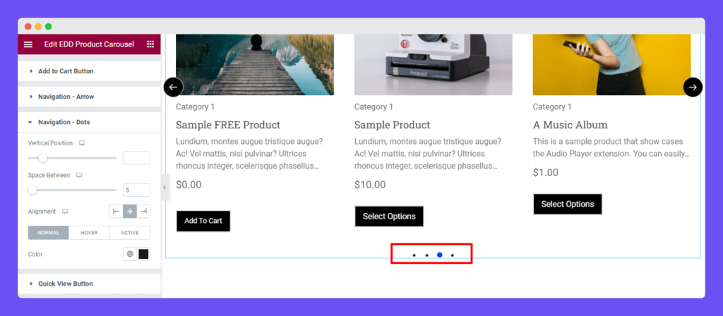 EDD Product Carousel - HappyAddons