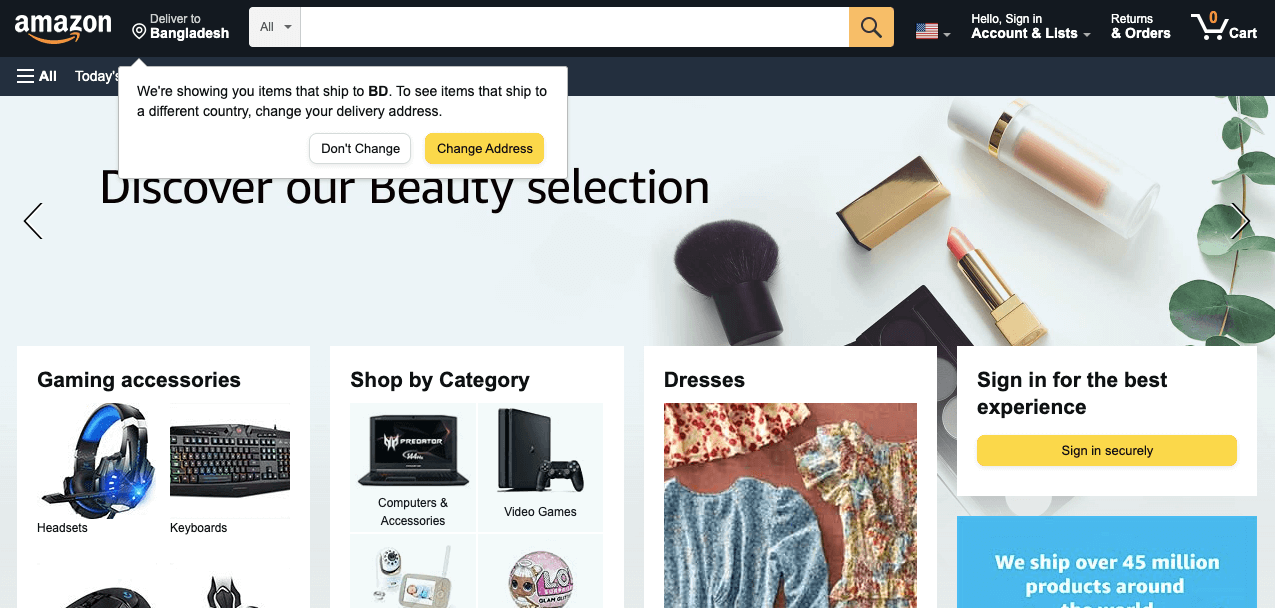 Tooltips on eCommerce website