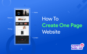 How to Create One Page Website