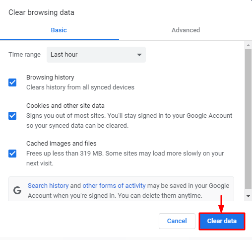 How to Tick Mark the Things You Want to Clear from Your Cache