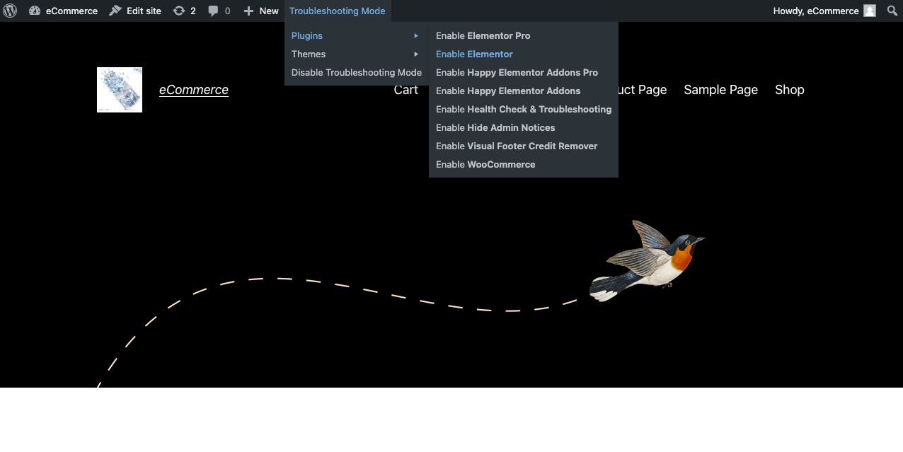 How To Create Elementor Sticky Transparent Header