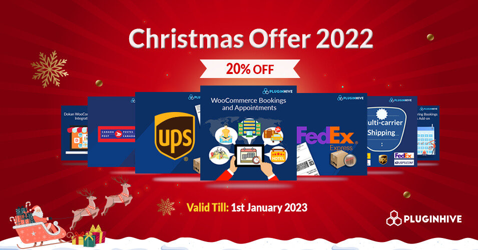 Holiday and New Year Deal 2022 from PluginHive