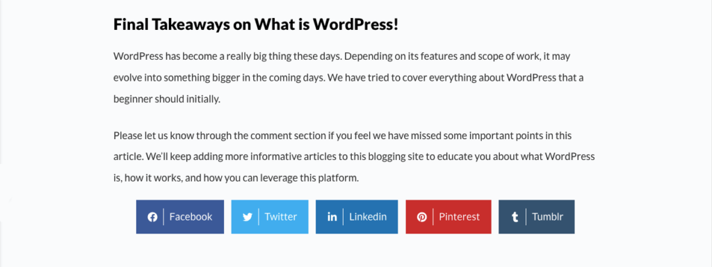 How to Add Social Media Share Buttons to WordPress Posts