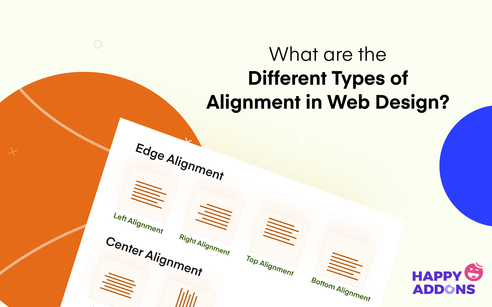 网页设计中的对齐方式有哪些不同类型？