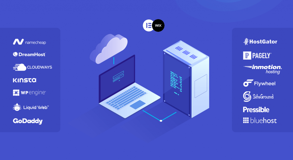 Domain and Hosting Facility in Elementor and Wix
